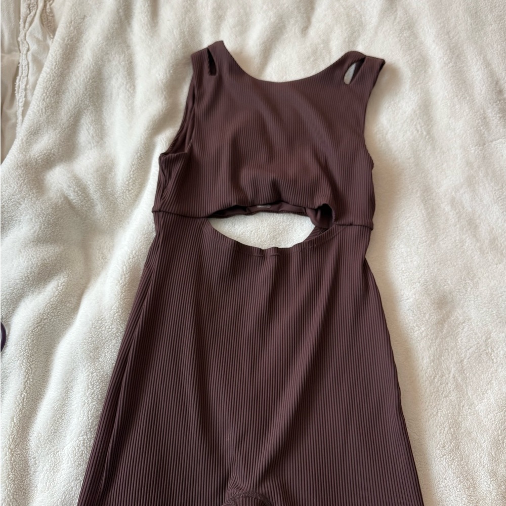 Forever 21 Chocolate Ribbed Dress